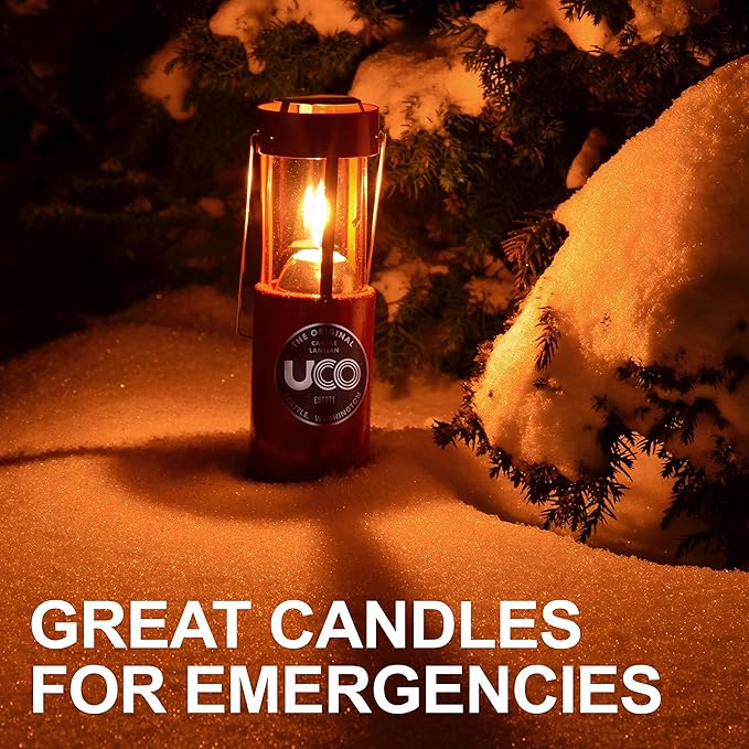 UCO 9+ Hour Candles for Candle Lanterns (3.5 Inch) (9-Hour Citronella, 20-Pack)