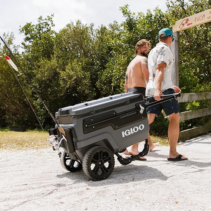 Igloo Trailmate Journey 70Qt Wheeled Cooler | Insulated Hard Shell Ice Chest