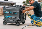 Pulsar 9500W Tri Fuel Gasoline Propane Natural Gas Portable Inverter Generator w/Remote Start & CO Sentry for Home Use GS95TiSCO