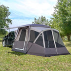 TIMBER RIDGE 5-9 Person SUV Tent with Screen Porch and Awning for Family Camping, Weather Resistant and Portable Van or Car Tent, Includes Rainfly and Storage Bag, 13' W X 10' L X 7.1' H