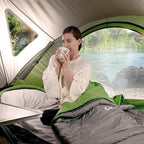 SylvanSport Cloud Layer Sleeping Bag for Adults - Adjustable Layers for 3-4 Season use - Integrated Cotton Sheet