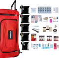 Quake Kits Earthquake Emergency Kit, Go Bag Emergency Backpack, Survival Kits for Disaster Preparedness, 72 Hour Food, First Aid, Water for Hurricanes, Tornado, Storm, Blackout (4 Person)