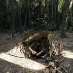 Night Cat Flat Lay Hammock Tent: Portable Lightweight Camping Hammock with Mosquito Net Waterproof Rainfly for 1 Person Outdoor Camping Camouflage