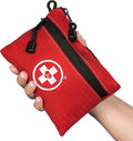 Swiss Safe 2-in-1 First Aid Kit for Car, Travel & Home, Businesses - Bonus Mini Kit for Medical Emergency Aid, Survival, Camping - 64 Piece, Travel FAK
