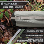 AquaQuest Safari Tarp – Lightweight Waterproof (5,000mm) Seam-Taped Ripstop Rain Fly for Backpacking, Thru-Hiking & Hammock Camping
