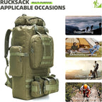King'sGuard 100L Camping Hiking Backpack Molle Rucksack Military Camping Backpacking Daypack