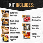 Ready Hour Breakfast Bucket (128 Servings), Emergency Food Supply, Emergency Food Kit, 25-Year Shelf Life Food, Survival Food Buckets, Long-Lasting Food Supply, Flood-Safe Container