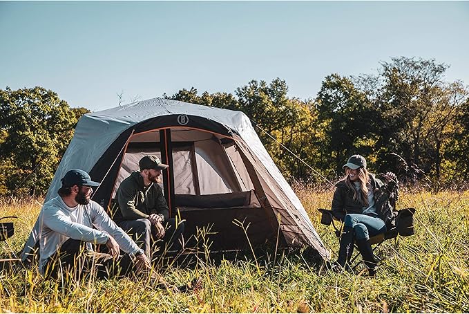 Bushnell Instant Tent | 6 Person / 9 Person / 12 Person Shield Series Instant Tents Cabin Design Perfect for 3 Season Family Camping, Hunting, and Fishing with Fast Setup | Instant Tents, Cabin Design, Family Camping, Hunting, Fishing, Fast Setup