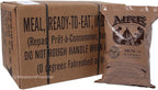 MRE A-Menu Case, 2018 Inspection Date Military Meal-Ready-to-Eat. Case of 12 Genuine US Military Surplus MREs with A Case Menu Selections.