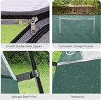 Tents for Camping 4 Person Tent Waterproof Windproof Double Layer Camping Tent, Easy Setup Dome Tent with Large Mesh Windows & Wider Door for Outdoor Camping & Hiking