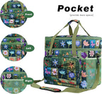 Soft Collapsible Insulated Sided Cooler - 60 Can Large Leakproof Picnic Beach Meal Prep Portable Travel Cooler for Shopping, Kayaking, Road Trips