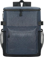Cooler Backpack 33/40 Cans Coolers Insulated Leak Proof for Men & Women, Waterproof Soft Sided Lunch Camping Beach Travel Ice Chest Bag Hiking Picnic Backpack