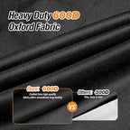 Heavy Duty Flat Top Grill Cover for Blackstone 28" Omnivore Griddle,54 inch Cover for 1883 Original Griddle with Hood, 2 Burner Grill Cover for Black Stone,54"x 26"x35"