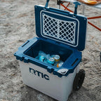 RTIC 22 QT Ultra-Light Wheeled Cooler with Handle, Hard Insulated Portable Ice Chest Box for Beach, Drink, Beverage, Camping, Picnic, Fishing, Boat, Barbecue