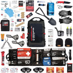 Uncharted Supply Co. The SEVENTY2® Pro 2-Person Survival System – 72 Hour Emergency Preparedness Kit with 60+ Tools for Home, Car, Camping, and Disaster Readiness – Durable Waterproof Go Bag