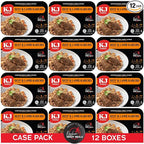 KJ Poultry Kosher Ready Meals - Beef Lamb Kabob & Quinoa, MRE Meat Meals Ready to Eat (12 Pack) Prepared Entree Fully Cooked, Shelf Stable Microwave Dinner Travel, Military, Camping Emergency Survival