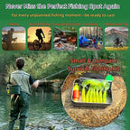 Mini Survival Fishing Kit–Compact Emergency Gear for Camping,Hiking,Bushcraft,Backpacking Small Tackle Box with Hooks,Line,Tools
