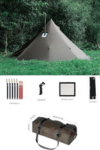 Hot Tent – 4 Season, Waterproof, Windproof, and Lightweight Shelter, Ideal for Camping, Hiking, Hunting, and Fishing.