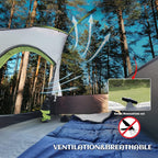 Camping Tent 2-4 Person, Waterproof Windproof Tent with Rainfly Easy Set up-Portable Dome Tents for Camping…