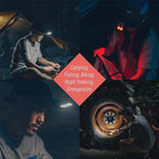 Claymore Capon 40B Red Clip-On Cap Light – USB-C Rechargeable 230LM LED Headlamp | 3 Light Modes 180° Adjustable Beam IP54 Water Resistant Up to 12 Hrs Runtime for Camping, Running, Outdoor