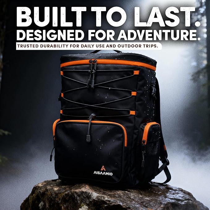 Cooler Backpack Insulated Waterproof – Backpack Coolers Insulated Leak Proof for Men & Women – 35/50 Can Ice Chest Backpack Cooler for Beach, Camping, Travel & Hiking