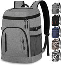 Capolo Cooler Backpack for Men Women Insulated Backpack Cooler Leak Proof Thermal Bag Beverage Soft Cooler Bag Lunch Backpack for Camping 30/45 Cans