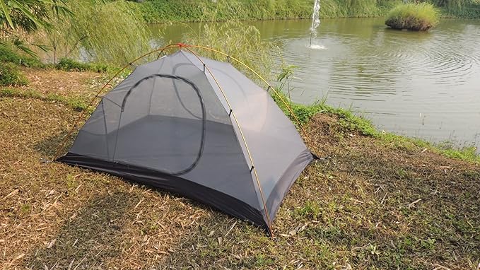 ELLEN Camping Tent Outdoor Travelite Backpacking Family Tent Instant Portable Shelter Easy Set-Up (Green-2 Person Tent)