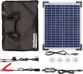Optimate Solar Duo 20W Travel kit, TM522-D2TK, 6-Step 12V / 12.8V 1.6A Weatherproof Solar Battery Saving Charger & maintainer