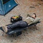 Naturehike ArmyWild Folding Camping Cot, Height Adjustable Ultralight Backpacking Cot, Portable Camping Bed for Camping Hiking Travel Home