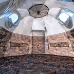 Rbm Outdoors Hot Tent with Stove Jack, Easy Setup 4 Season Winter Tents for Camping, Cold Weather Wall Double Layer Waterproof & Windproof Shelter
