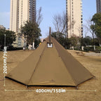 Longeek 2-4 Person Camping Tent 4 Seasons Backpacking Ultralight Easy Up Hot Teepee