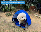 Mini Tent for Pets Small Dog Tent for Beach Portable Pop Up Sun Shade Shelter with Phone Compartment for Puppy and Large Cats Small Animals Sun Canopy for Camping and Outdoor
