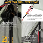 Featherstone Backbone Ultralight Tent for Backpacking, Camping, Thru Hiking - Trekking Pole Backpacking Tent - Waterproof, Single-Wall, Durable Shelter - Compact, Light, & Easy to Carry