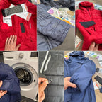aZengear Repair Patches (30+ Colors) for Down Jackets, Puffers, Tents, Shoes, Sleeping Bags - Stick On, Waterproof, Tear-Cold-Heat-Resistant Nylon Polyester Fabric (11 Pcs, Dark Navy)