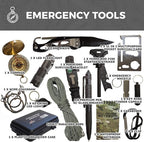 Bug Out Bag - Premium Bugout Backpack Pre-Packed Survival Kit - Ultimate 72 Hour Backpack Survival Kit - Comprehensive Survival Items - Go Bag Emergency