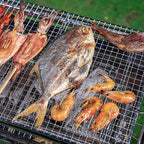 Charcoal Grill, Barbecue Charcoal Grill, Outdoor Stainless Steel Smoker BBQ grill for Outdoor Cooking Camping Picnics Beach 336 Square Inches