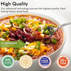 Numanna Grab-n-Go Bucket – 80 Servings, 12 lbs | Freeze-Dried Premade Meals | Ready-to-Eat Breakfast & Dinner | Non-Perishable, 25+ Year Shelf Life | Emergency & Survival Food Kit | Made in USA | Pack of 1