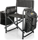 Picnic TIME NFL Unisex-Adult NFL Fusion Camping Chair with Side Table and Soft Cooler, Beach Chair for Adults, Lawn Chair