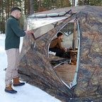 Rbm Outdoors Hot Tent with Stove Jack, Easy Setup 4 Season Winter Tents for Camping, Cold Weather Wall Double Layer Waterproof & Windproof Shelter