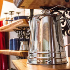 GSI Outdoors Percolator Coffee Pot I Glacier Stainless Steel Ultra-Rugged for Brewing Coffee Over Stove and Fire Ideal for Group Camping, 36 Cup