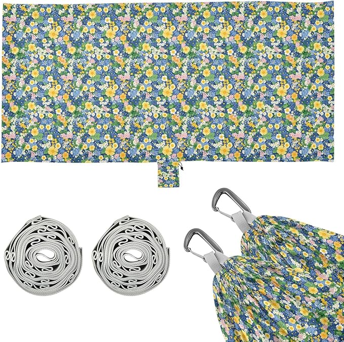 Beauty Spring Flowers Hammocks for Camping Backyard Hammock for Camping Travel Accessories