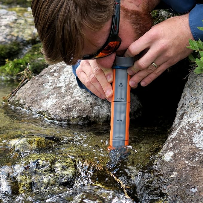 MUV Survivalist Water Filter - Blocks Chemicals, Bacteria, Viruses and More