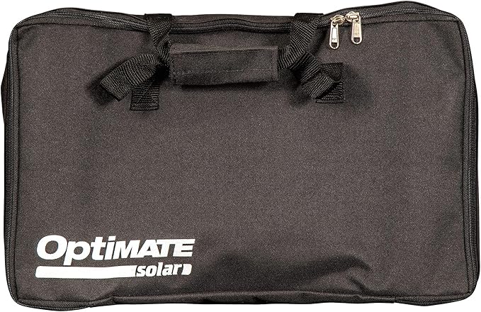 Optimate Solar Duo 10W Travel kit, TM522-D1TK, 6-Step 12V / 12.8V 0.8A Weatherproof Solar Battery Saving Charger & maintainer