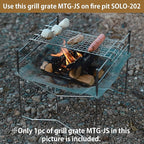CAMPINGMOON 304 Stainless Steel Cooking Grates for Camping Stove Grill Campfire Open Fire MTG-G,MTG-2G,MTG-JS,MTG-JL