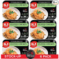 KJ Poultry Kosher Ready Meals - Stuffed Chicken Breast Rice, MRE Meat Meals Ready to Eat, Gluten Free, Halal, (6 Pack) Prepared Entree Fully Cooked, Shelf Stable Microwave Dinner, Travel Military