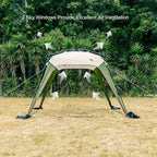 8.2'x8.2' Quick Up Canopy Tent, 3 Min Setup Portable Canopy with 1 Sidewall, Waterproof UV Protection Outdoor Canopy for Camping, Beach, Backyard & Party-Olive