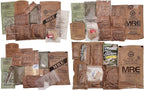 MRE A-Menu Case, 2018 Inspection Date Military Meal-Ready-to-Eat. Case of 12 Genuine US Military Surplus MREs with A Case Menu Selections.