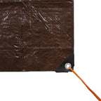 Stansport Light-Duty Rip-Stop Tarp 5' x 7' - Brown - 2 Pack (U-57-2) - Waterproof Tarp for Camping and Outdoor Use, Thick and Durable Cover with 3.5 Mil Thickness for Ultimate Protection