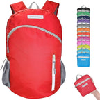 35L Foldable Waterproof Backpack For Outdoor Sports Travel Inside Wet Clothes Compartment Packable For Multiple