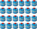 Iso-Butane Camping Fuel Gas Canister All Season Mix - 230gram (24 Pack)